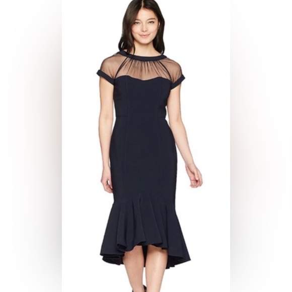 Dresses & Skirts - Elegant Navy Blue Dress